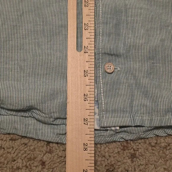 Tommy Bahama Shirt Mens XL Linen Blend Button Up Island Crafted Casual - Picture 8 of 8